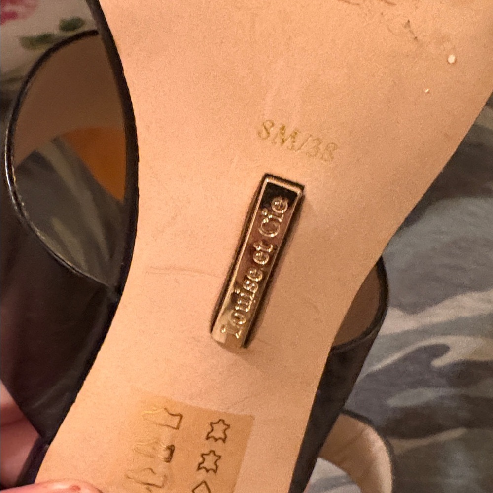 Louise et Cie Black Strappy Heels - Picture 6 of 9